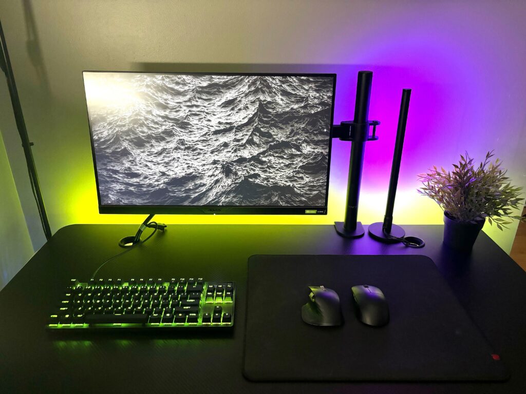single monitor setup