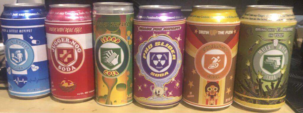 I made perk-a-cola cans