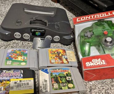 My family went from SNES to PS2 and never got a N64. Years later, I found this at a yard sale for $50. Couldn't be more excited to dive in (especially Super Mario 64)!