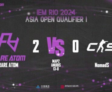 Rare Atom qualify for IEM Rio Asia Closed Qualifier