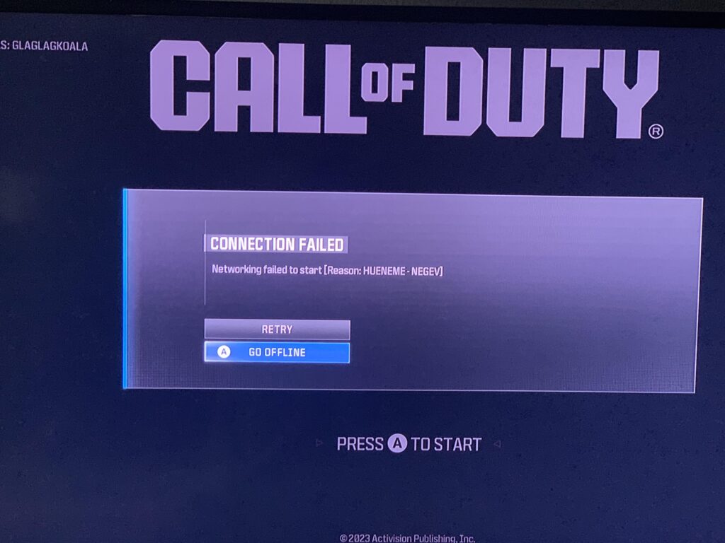 Error code “HUENEME-NEGEV” solution? Error code “HUENEME-NEGEV” solution?