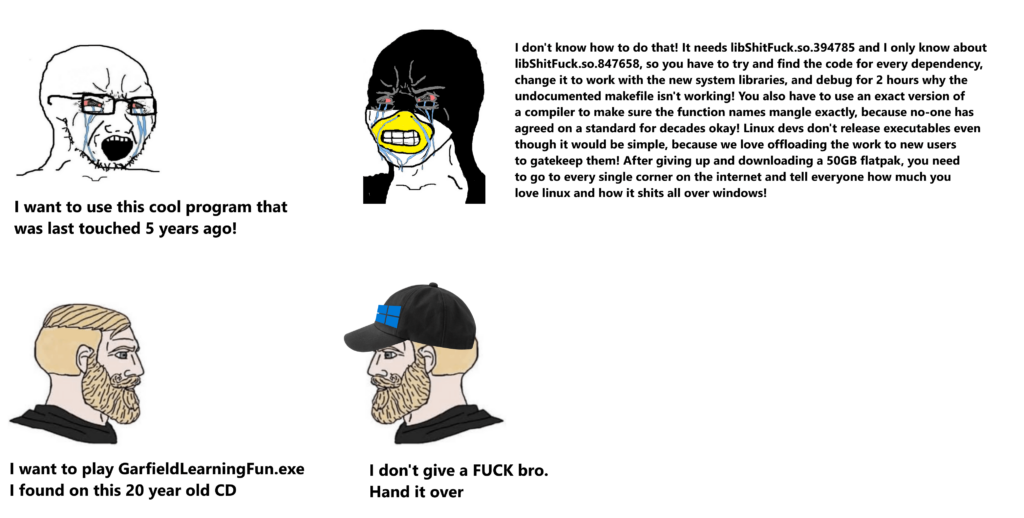 Since I saw the same meme reposted for the 10th time, I thought I'd make something more accurate