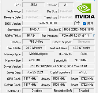 RTX A400 Overclocking possible but very limited by the 50 W TDP