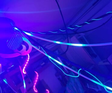 Built this art project "The Provider" for a cyberpunk dance night this month at my local goth club