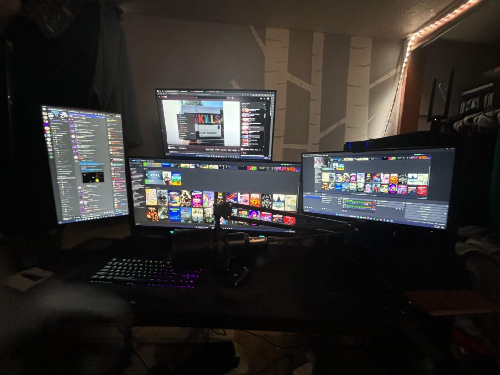 My setup has been upgraded to be used for recording and streaming as well
