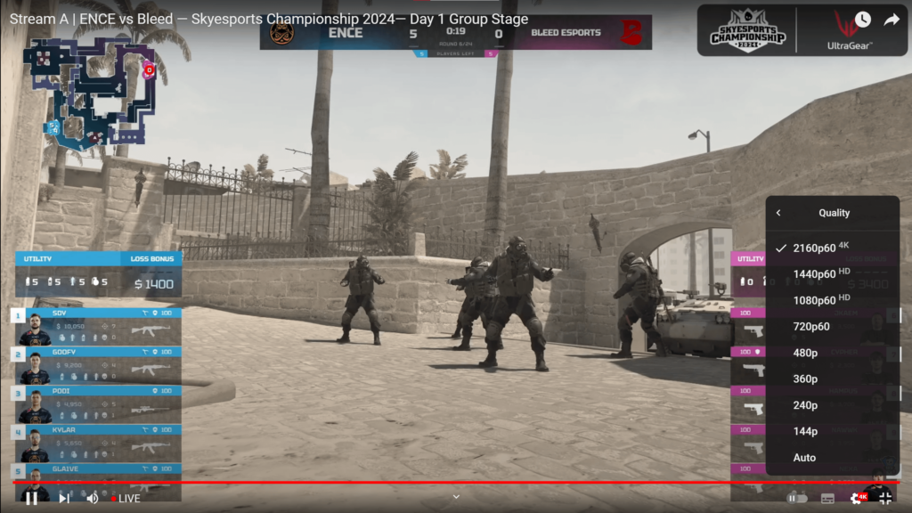 For all the bad things about this event, at least we have 4k.