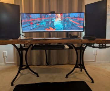 Changed side monitors to portrait if anyone interested..