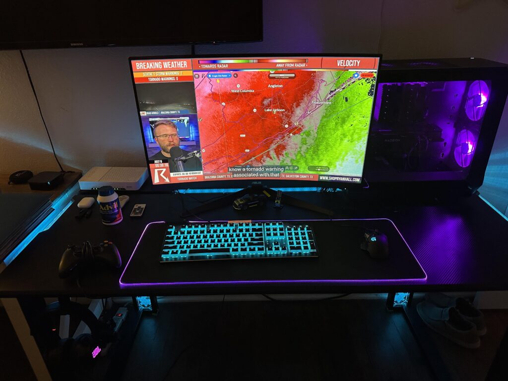 Finally got my setup the way I want it!