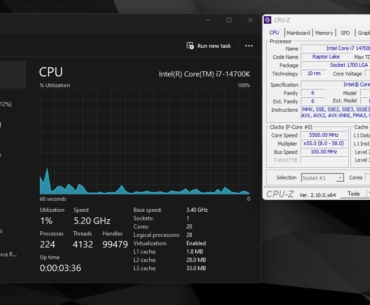 First time overclocking my i7 14700k. How does everything look?