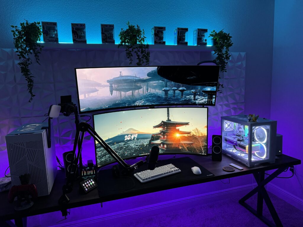 Odyssey G9 49in curved ultrawide and LG Ultragear 45in ultrawide Odyssey G9 49in curved ultrawide and LG Ultragear 45in ultrawide