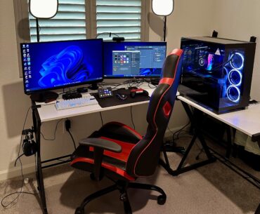 Here’s my simple battle station