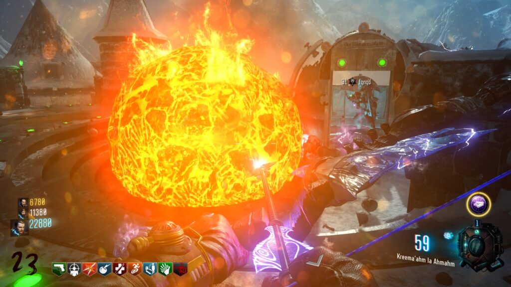 Weirdest Der Eisendrache bug i’ve ever seen… Weirdest Der Eisendrache bug i've ever seen...