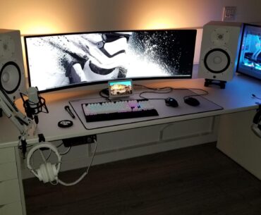My working white setup is ready to go