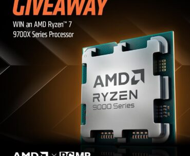 AMD x PCMR Ryzen 7 9700X CPUs giveaway. 3 winners will each get 1 of these brand-new AMD Ryzen Processors!