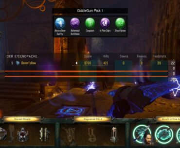 Was Finally able to get all 4 Bows Solo on DE! (Finished Round 17, No Mega GobbleGums)