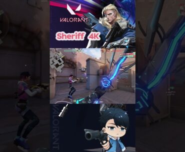 4k with Sheriff #games  #fpsgames  #valorant  #sova  #fpsshootinggame #valorantshooter