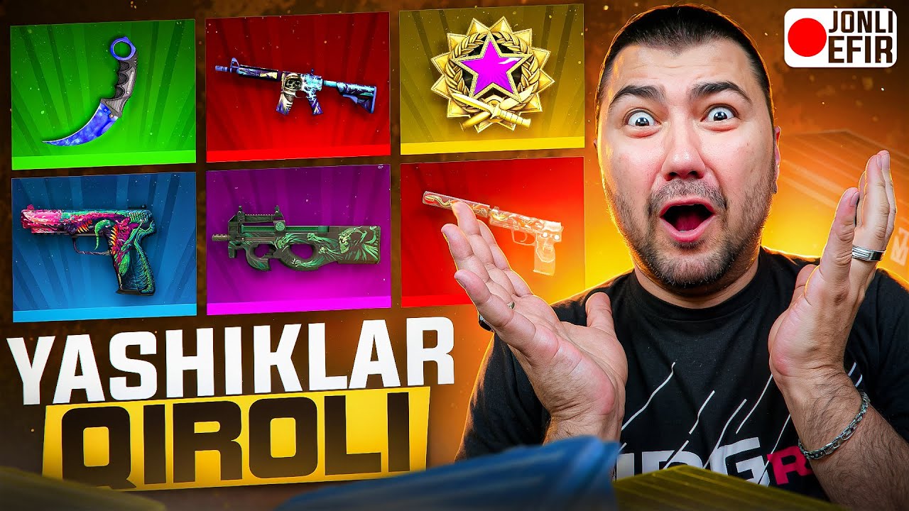 COUNTER STRIKE 2 / YASHIKLAR QIROLI / JONLI EFIR COUNTER STRIKE 2 / YASHIKLAR QIROLI / JONLI EFIR