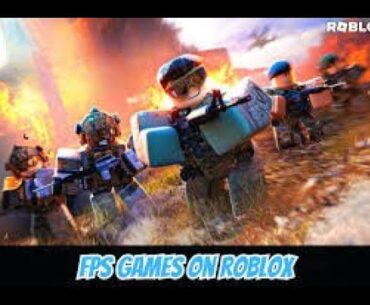 Playing 1st person FPS games Roblox