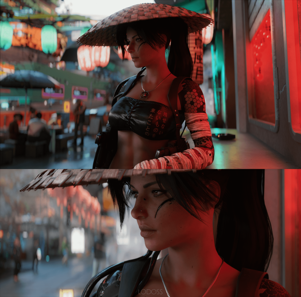 V outside an izakaya