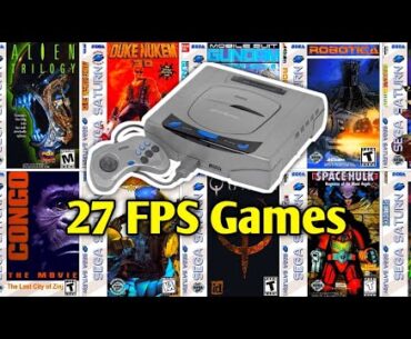 Best 27 FPS Games for Sega Saturn