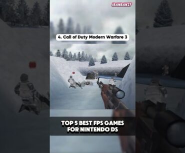 5 Best DS FPS Games #shorts #fps #nds #fpsgames #nintendods