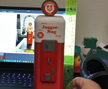 Just made myself a mini Juggernog Machine, just need to add some lights inside