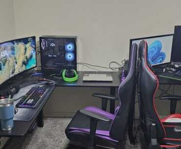 Any ideas for decorating? Want to fill up wall space. Desks are standing desks.