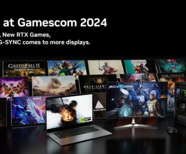 NVIDIA GeForce @ Gamescom 2024: ACE Digital Humans Showcased In Mecha BREAK, 20 New RTX Games Announced, G-SYNC Tech Coming to More Gamers, Star Wars™ Outlaws Bundle Launched and More!