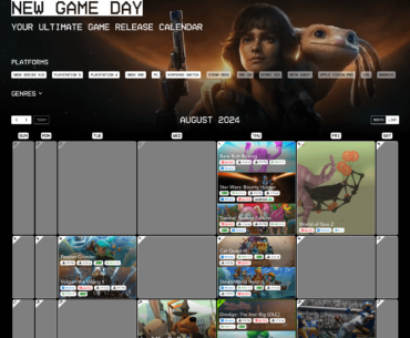 newgameday.com - A video game release date calendar!