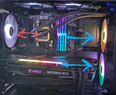 I think my PC technician installed fans the wrong way