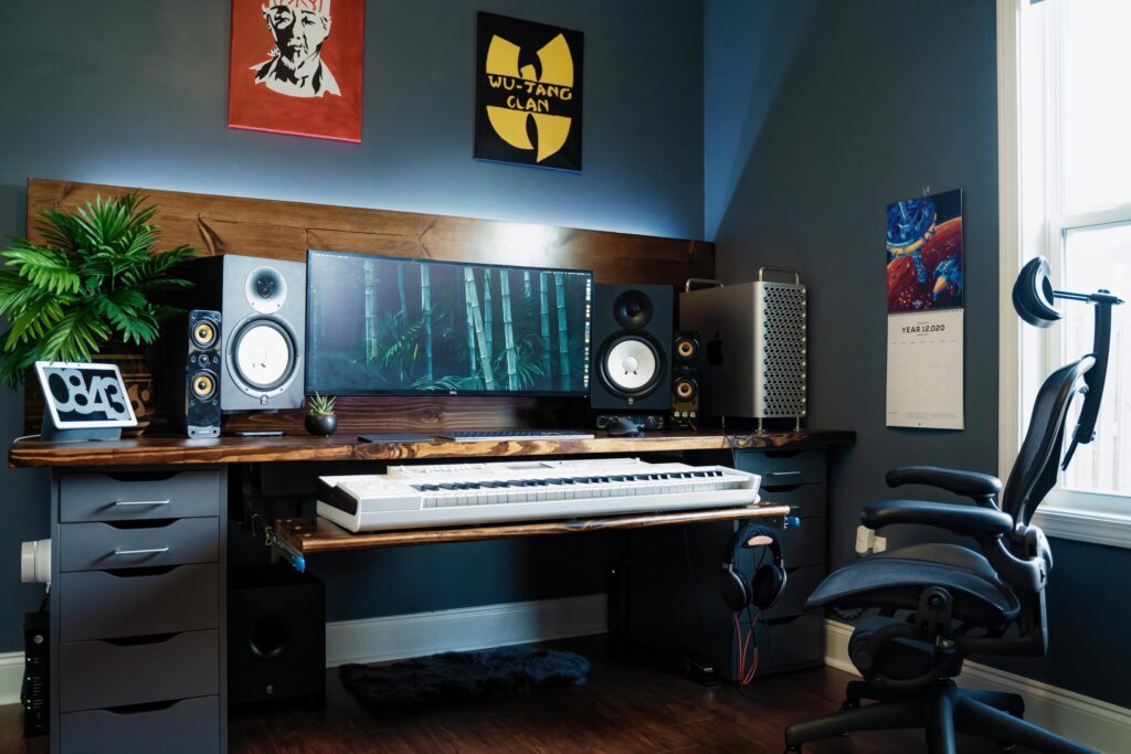 Music producer's setup