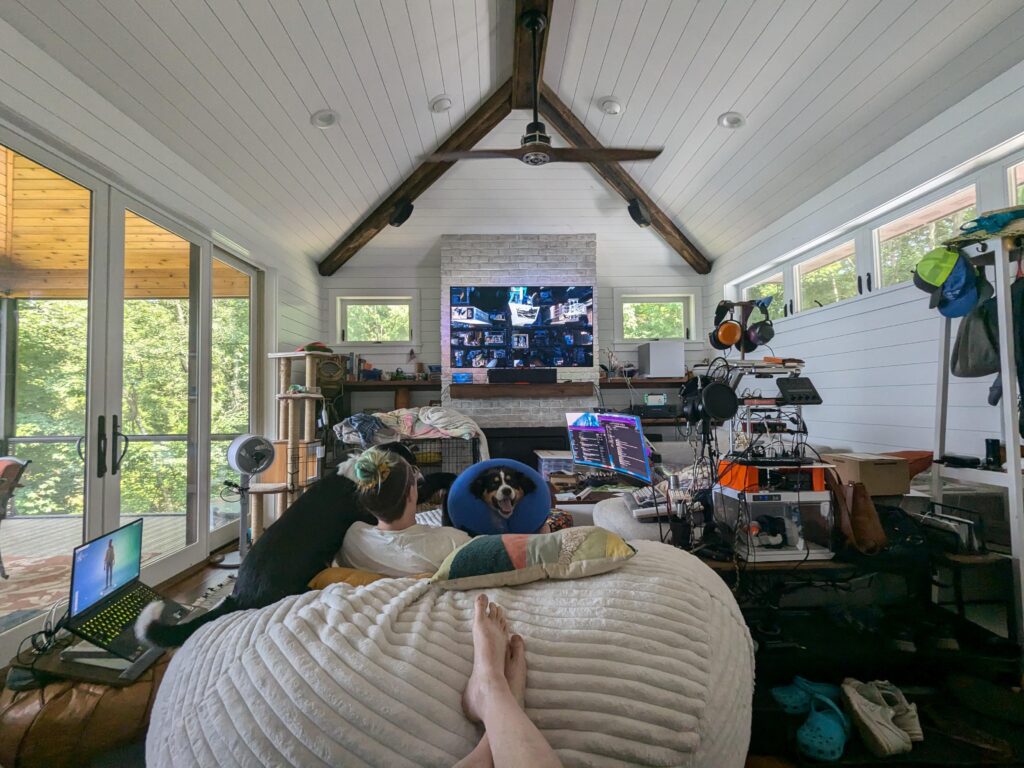 It may be messy. But this is my happy place.