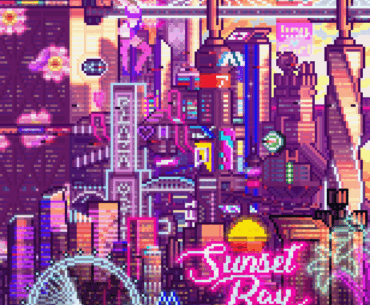SUNSET BAY by Neodotcity (Me). Any guesses as to wchich city this is a futured up version of?