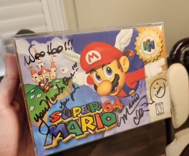 I got to meet Charles Martinet (voice of Mario) at a convention this weekend!