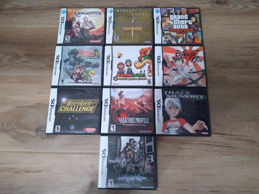My top 10 DS games.
