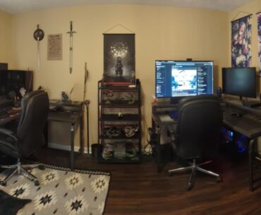 A battle station room for my wife and me.
