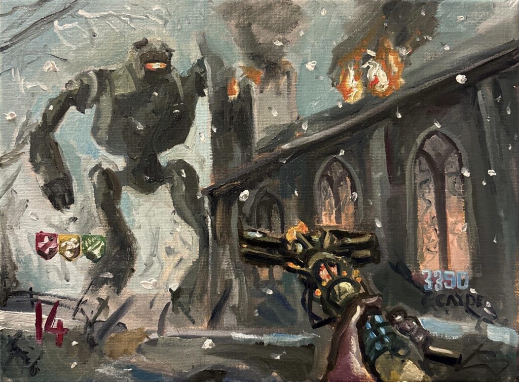 I made an oil painting of Bo2 Origins I made an oil painting of Bo2 Origins