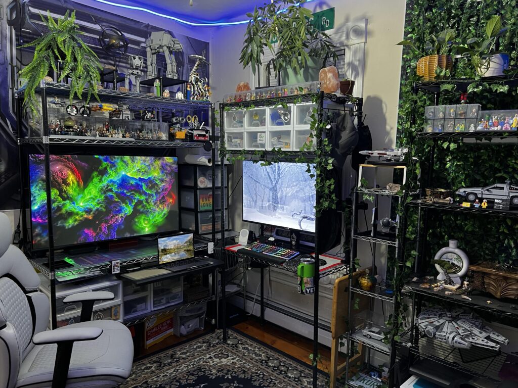 Slowly been building up my home office.