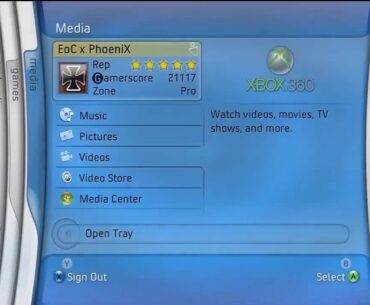 Xbox 360 'blades' dashboard (2006) - arguably one of the greatest UI's of all time. Wish it made a comeback