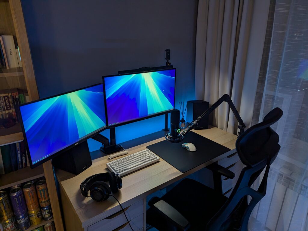 My first desk setup publication