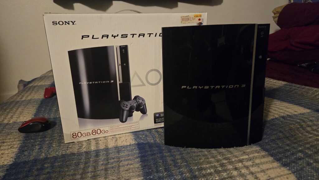 I've officially begun my quest to reacquire every console I've had and played on. Starting with the OG Fat PS3