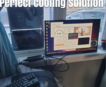 The best way to keep a gaming laptop cool in the winter