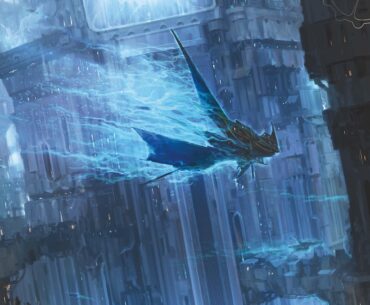 In D&D's Eberron, the city of Sharn is a cyberpunk-esque arcology with literally mile-high towers, where magic-slinging megacorporations have a stranglehold over industry, and the poor live in squalor in the lightless lower levels
