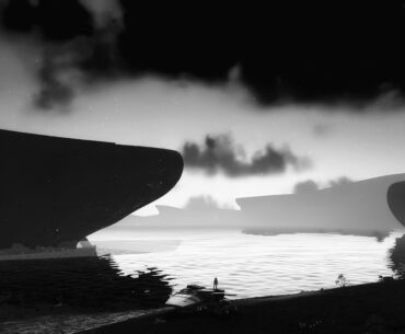 Beach-side in B&W [No Man’s Sky]