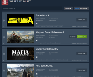 What is on your wishlist after the recent gamescom 2024?