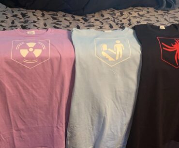 Made some perkacola t-shirts the other day: