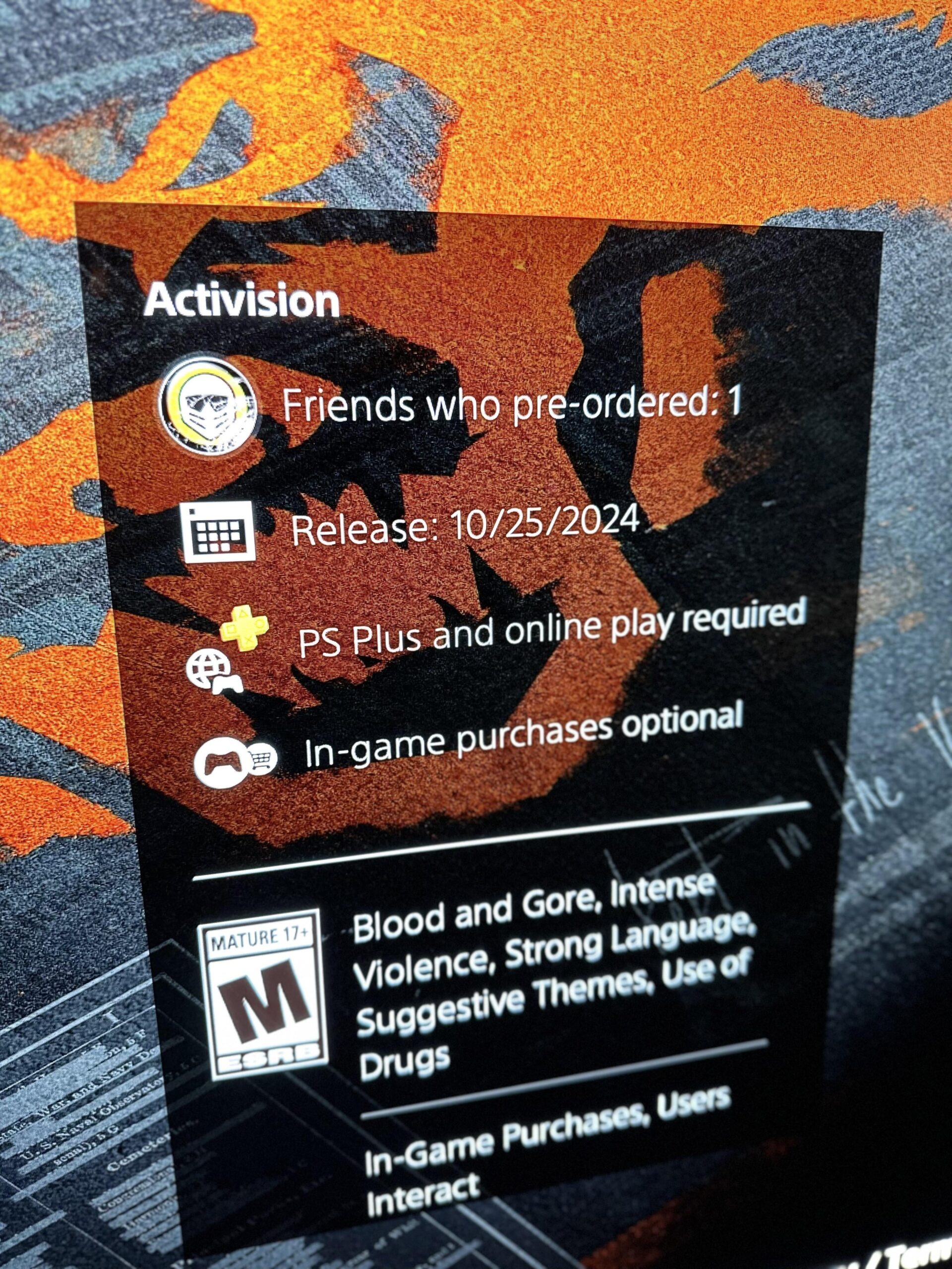 COD Black Ops 6 claiming I preordered to PlayStation friends when I haven’t COD Black Ops 6 claiming I preordered to PlayStation friends when I haven’t