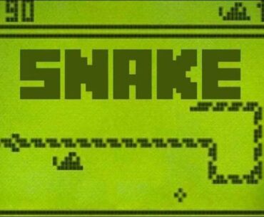 Reviving Nostalgia, The classic snake game on the Nokia 1100