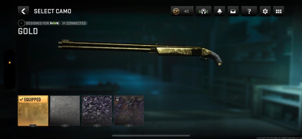 Got my first gold camo