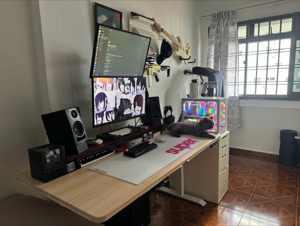 Home Setup. Free from teams or zoom.